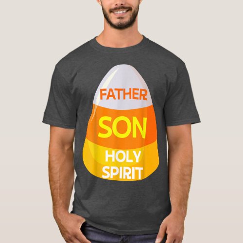 Jesus Christian Candy Corn Halloween  T_Shirt