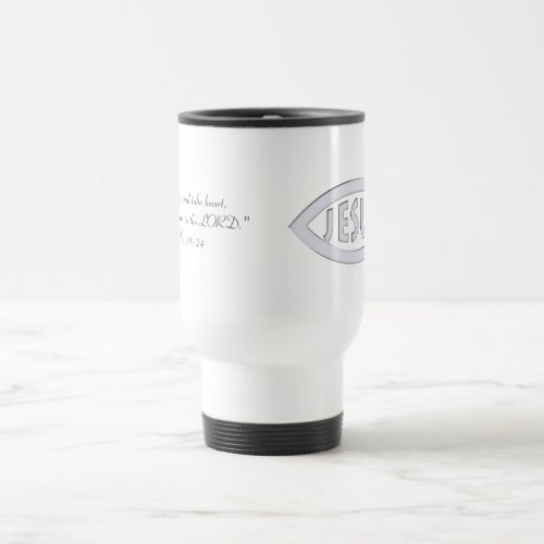 Jesus _ Christian Fish Travel Mug