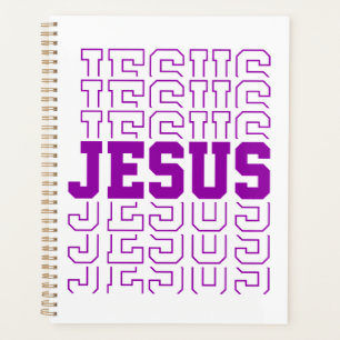 Jesus Christian God Easter Spring Summer Colors Planner
