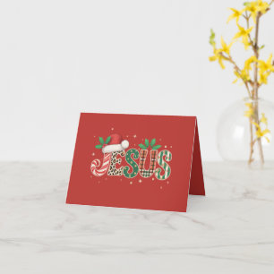 Jesus Christian Religious Saying Faith Bible Verse Card