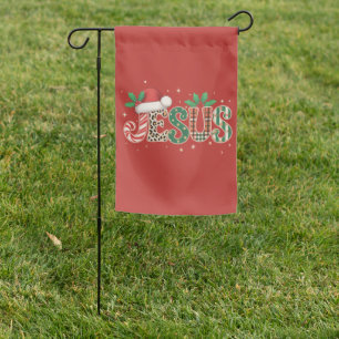 Jesus Christian Religious Saying Faith Bible Verse Garden Flag