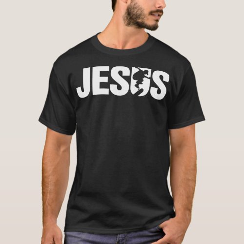 Jesus Christian Skateboard Cool Skater Design T_Shirt