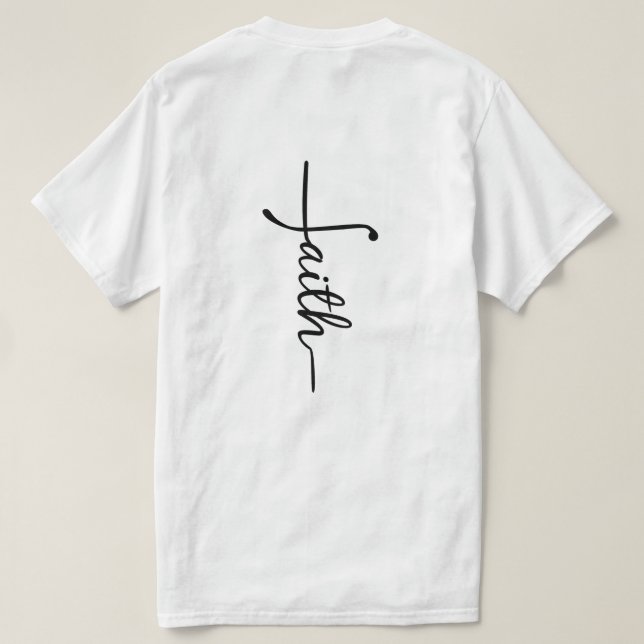 Jesus Christian T-Shirt Men (Design Back)