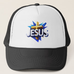 Jesus Christian Trucker Hat – Faith Inspired Cap