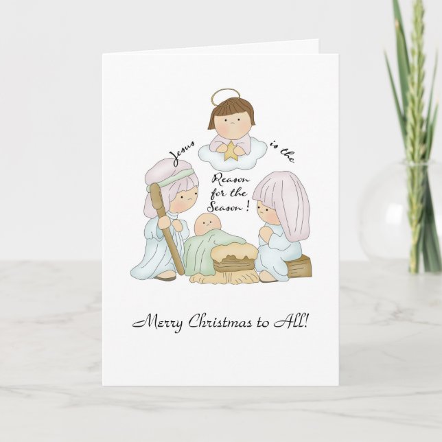 Jesus Christmas card (Front)