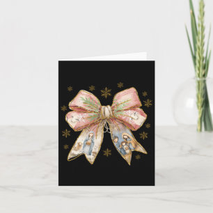 Jesus Christmas Coquette Xmas Jesus Is The Reason Card