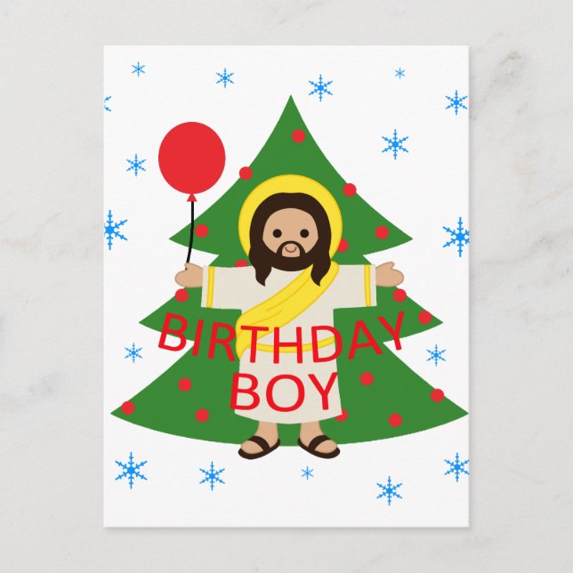 Jesus - Christmas Holiday Postcard (Front)