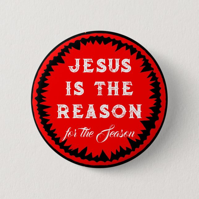 Jesus Christmas Pin (Front)