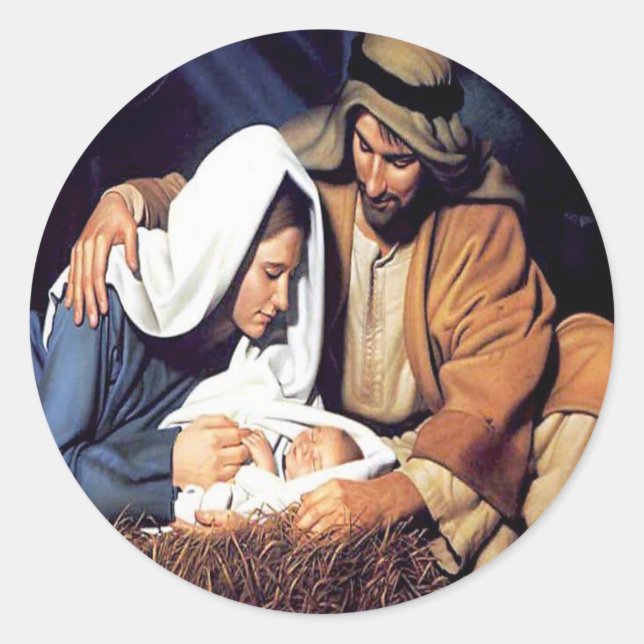 Jesus Christmas Sticker (Front)