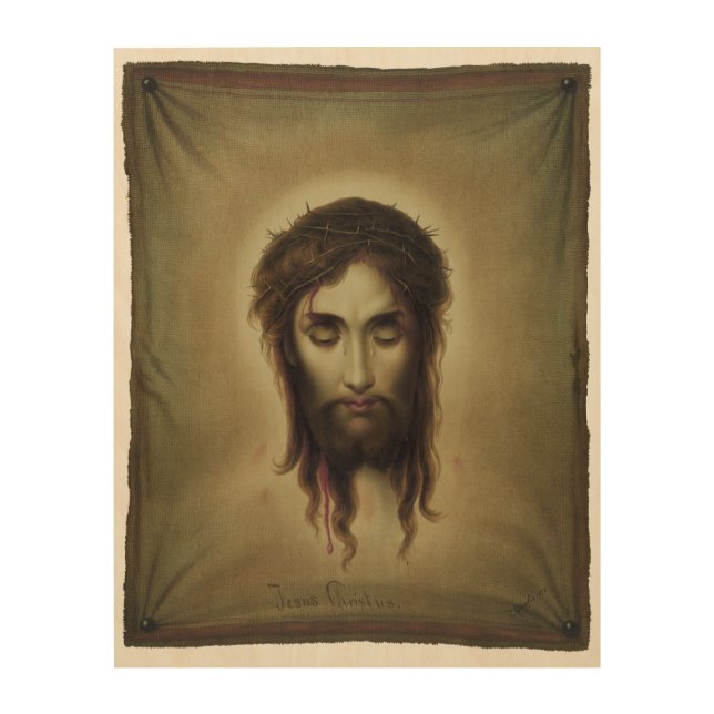 Jesus Christus by Kurz & Allison (1880) Wood Wall Art (Front)