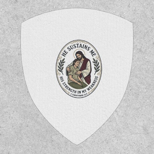 Jesus Chronic Illness Encouragement T-Shirt Inspir Patch