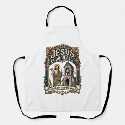 Jesus Church Bell Jesus Church Bell Christian Fait Apron