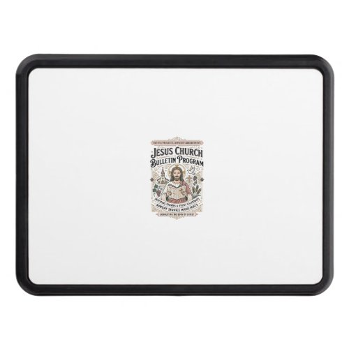 Jesus Church Bulletin Program Jesus Church Bulleti Hitch Cover