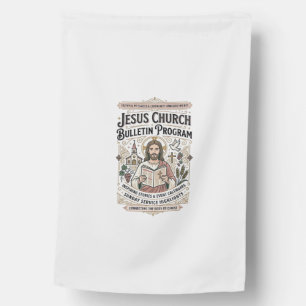 Jesus Church Bulletin Program Jesus Church Bulleti House Flag