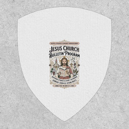 Jesus Church Bulletin Program Jesus Church Bulleti Patch