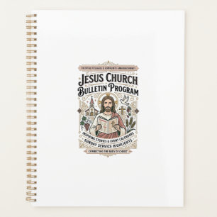 Jesus Church Bulletin Program Jesus Church Bulleti Planner