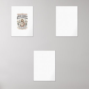 Jesus Church Bulletin Program Jesus Church Bulleti Wall Art Sets