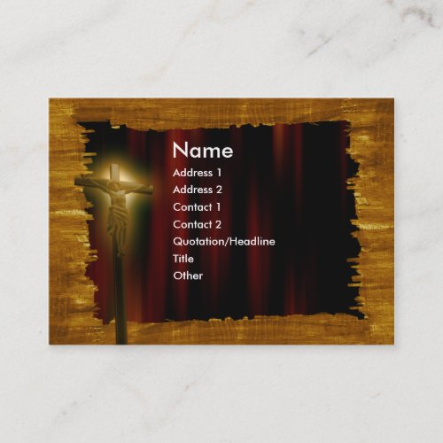 jesus_church business card templates