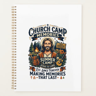 Jesus Church Camp VBS Nostalgia Shirt Faith Based Planner