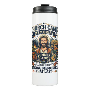 Jesus Church Camp VBS Nostalgia Shirt Faith Based  Thermal Tumbler