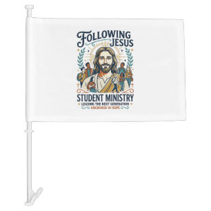 Jesus Church Merch Youth Camp Style Shirt Faith Ba Car Flag