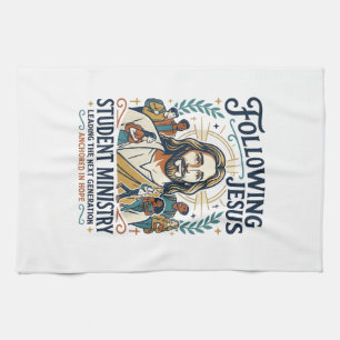 Jesus Church Merch Youth Camp Style Shirt Faith Ba Kitchen Towel