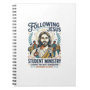 Jesus Church Merch Youth Camp Style Shirt Faith Ba Notebook