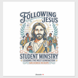 Jesus Church Merch Youth Camp Style Shirt Faith Ba Sticker