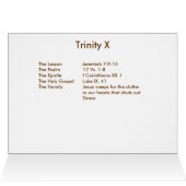 Jesus cleanses the temple cards (Inside Horizontal (Top))