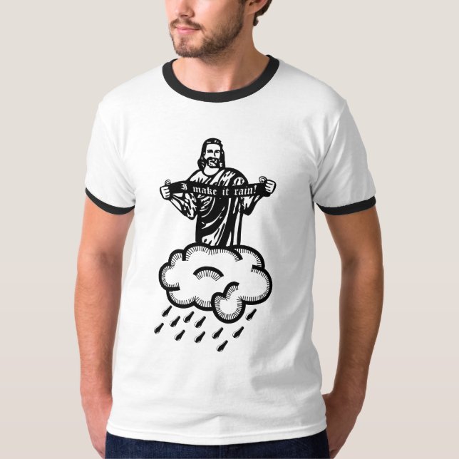 Jesus Clouds T-Shirt (Front)