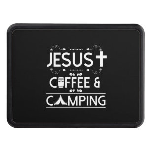 Jesus Coffee And Camping Hitch Cover
