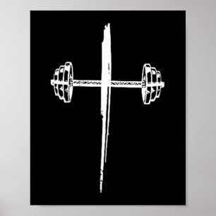 Jesus Coffee Gym Repeat, Gym Coffee Jesus - Front  Poster
