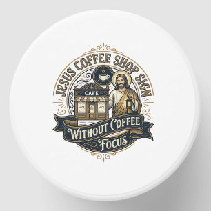 Jesus Coffee Shop Sign Without Coffee Focus Jesus Mini Candle Favors