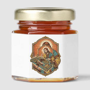 Jesus Coffee Spill Mechanical Keyboard Broken Tech Honey Jar Favors