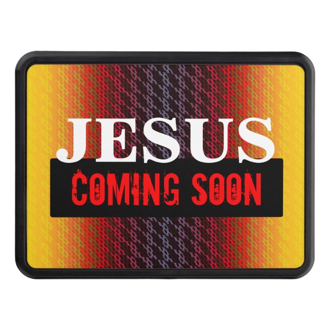 JESUS COMING SOON HITCH COVER (Front)