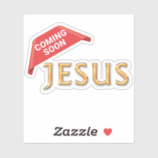 Jesus Coming Soon Sticker