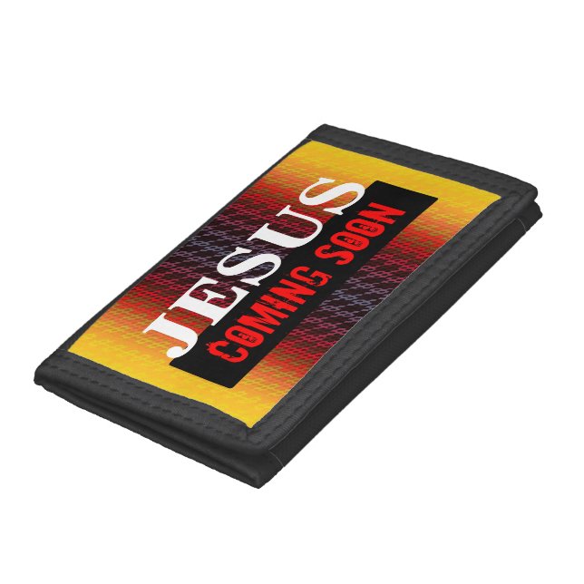 JESUS COMING SOON TRIFOLD WALLET (Bottom)