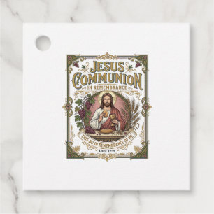 Jesus Communion Jesus Communion Christian Faith Vi Favor Tags