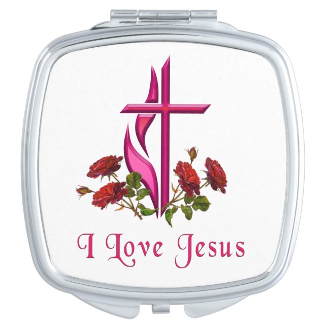 Jesus  compact mirror (Front)