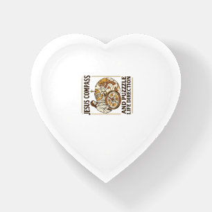 Jesus Compass And Puzzle Life Direction Jesus Comp Paperweight