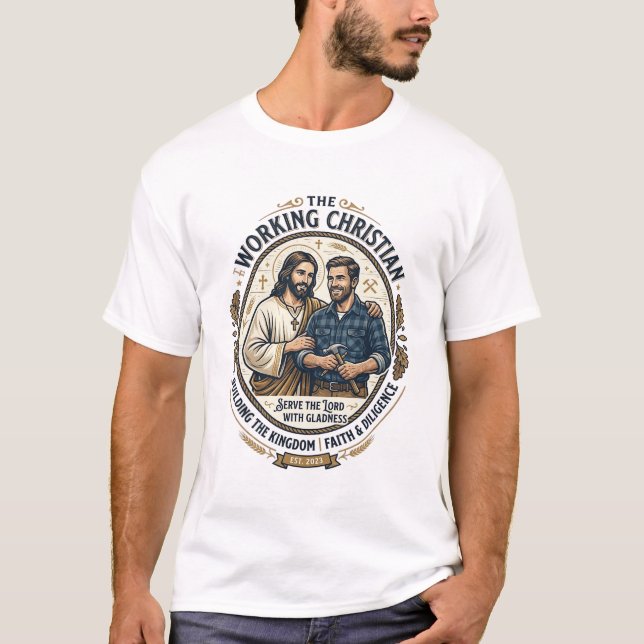 Jesus Construction Trades Shirt Christian Graphic_ (Front)
