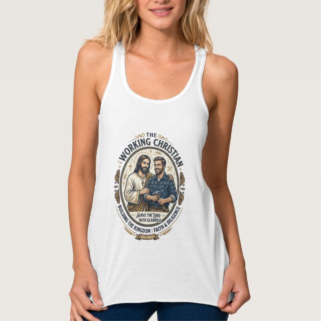 Jesus Construction Trades Shirt Christian Graphic_ (Front)