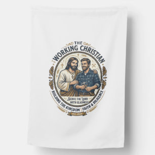 Jesus Construction Trades Shirt Christian Graphic_ House Flag
