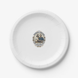 Jesus Construction Trades Shirt Christian Graphic_ Paper Plates