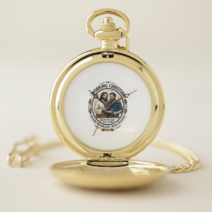 Jesus Construction Trades Shirt Christian Graphic_ Pocket Watch