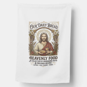 Jesus Cookbook Recipe Card Aesthetic Vintage Shirt House Flag