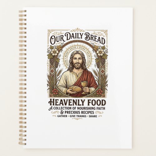 Jesus Cookbook Recipe Card Aesthetic Vintage Shirt Planner