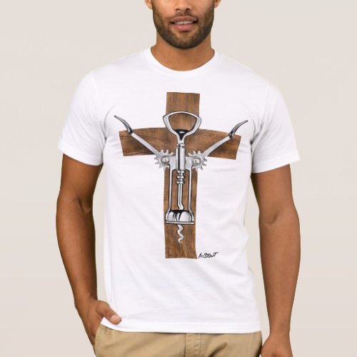  JESUS CORKSCREW T_Shirt