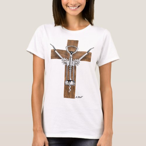 JESUS CORKSCREW â T_Shirt