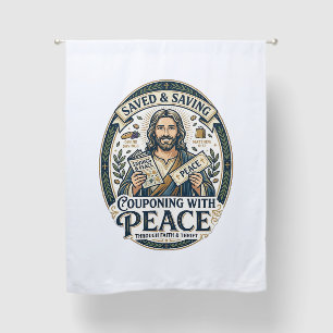 Jesus Coupon Thrift Frugal Shirt Faith Based Desig Blackout Curtains
